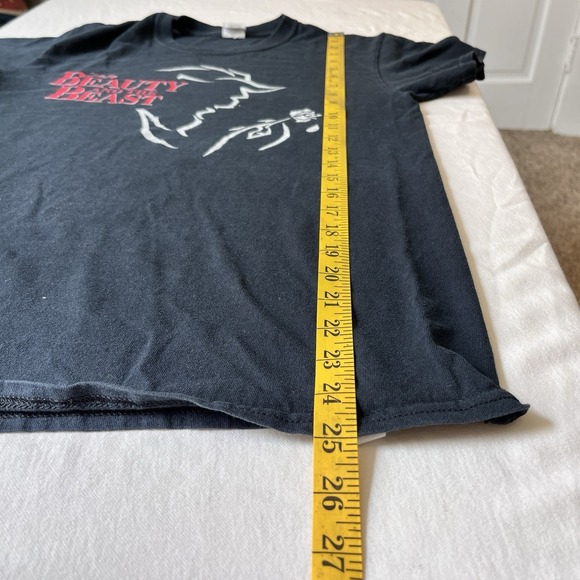 VTG Disney Beauty and the Beast Musical Graphic T-Shirt Size Small 90s Y2K - Picture 8 of 8